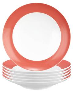 Суповая тарелка Seltmann Weiden Liberty Pure Colors 6er Set, красный - количество предметов в наборе: 6