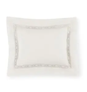 Наволочка SFERRA Giza 45 Lace Sham, слоновая кость