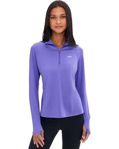 Женская футболка Brooks Dash 1/2 Zip 3.0, Violet