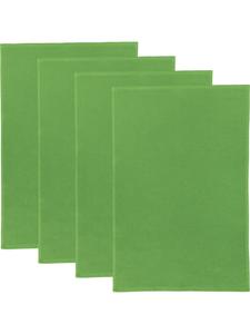 Erwin Müller Набор из 4 хлопковых махровых кухонных полотенец зеленого цвета