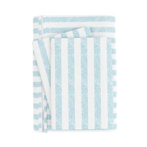 Пододеяльник Urban Loft's из 3 предметов с узором в горошек и полосками и накладками, цвет Rugged Stripes Navy