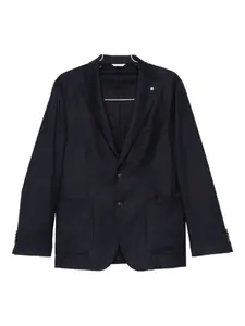 Шерстяной пиджак Manuel Ritz, синий