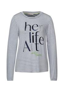 Рубашка с длинными рукавами Street One, синий