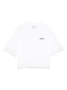 Футболка с логотипом Aspesi Kids, белый
