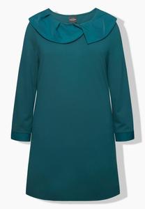 Толстовка TAFTKRAGEN PUNTO-DI-ROMA LANGARM Ulla Popken, зеленый