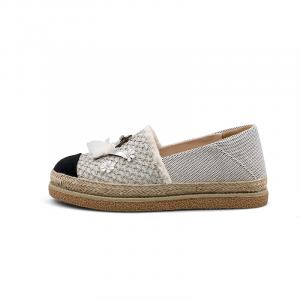Эспадрильи женские, серебристо-абрикосовые SAFIYA, 23 Silver