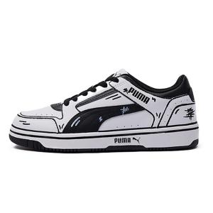 Кроссовки Puma Rebound Joy Skateboarding Shoes Unisex Low-top Black/white, белый