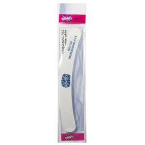 Пилочка для ногтей RONNEY Professional PREMIUM банановая белая 100/100 RN 00255