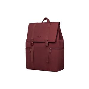 MAH Полиэстеровый рюкзак средний унисекс черный, Burgundy Medium Size