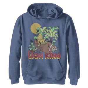 Толстовка с капюшоном Lion King для мальчиков 8-20 лет, принт Tropical Forest Fun Disney