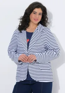 Полосатый кардиган Ulla Popken, Ink Blue