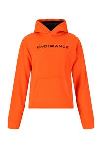 Толстовка Glane с уютным капюшоном и практичным нагрудным карманом ENDURANCE, цвет 5002 Shocking Orange