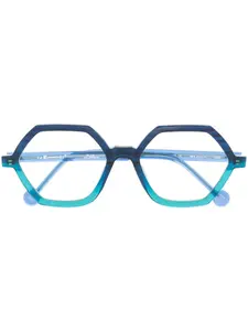 Очки в геометричной оправе L.A. EYEWORKS, синий
