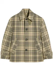 Куртка в клетку AMI Paris, нейтральный