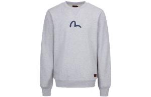 Свитшот с круглым вырезом и принтом «Чайка» Evisu, белый