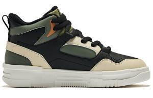 Компактные 2.0 кроссовки для скейтборда мужские высокие позитивные черный карамельные желто-коричневый Erke