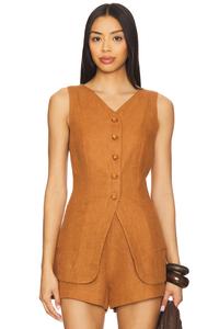 Жилет Lorenzo Posse, chestnut