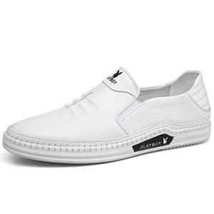 Туфли мужские Men"s Casual Men Low-Top Playboy, белый