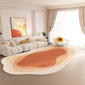 Y U-LIVE Ковер 120х160 см для гостиной/спальни, нестандартной формы, из искусственной шерсти, утолщенный, милый розовый