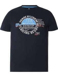 Jan Vanderstorm Футболка 'Ulfert' в светло-синем, темно-синем