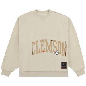 Толстовка Cactus Jack By Travis Scott Cactus Jack by Travis Scott x Mitchell & Ness Clemson University Crewneck, бежевый