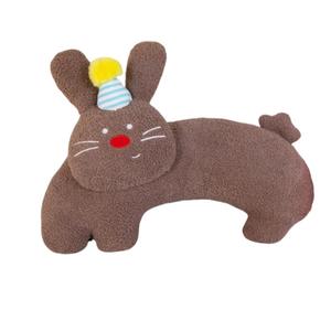 Мягкая плюшевая кукла зайчик 32 см высота Fat Fat Dragon, коричневый