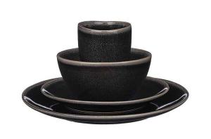 Набор посуды табо (16 предметов) Mica Decorations, черный