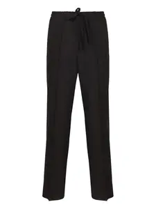 Прямые брюки из вирджинской шерсти VALENTINO GARAVANI, черный