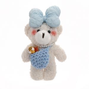 Популярная милая сумка через плечо с встроенным дизайном медведя плюшевый кулон высотой 12см LEVENKENESS