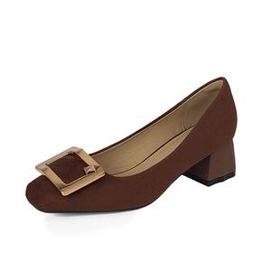 TATAYA Женские туфли на платформе с массивным каблуком - тёмно-коричневые, цвет Dark Brown