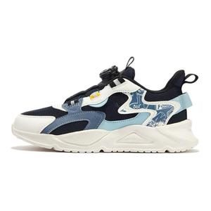 Детская повседневная обувь для начальной школы, кроссовки, кроссовки 361°Kids, синий/белый/черный