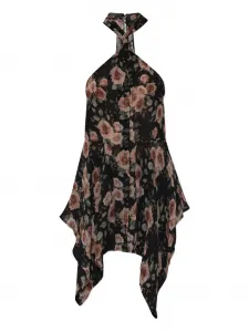 Топ Lassan с цветочным принтом Iro, черный