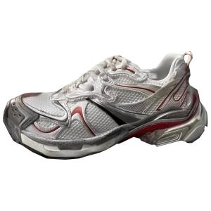 Кроссовки мужские Balenciaga Runner массивные, серебряный