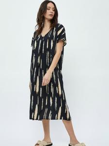 Платье с теплым песочным принтом Peppercorn