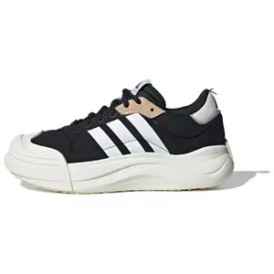 Adidas Мужские и женские повседневные кроссовки MAXXCOURT SPW с износостойким покрытием низкие черно-белые черный/ярко-белый/льняной зеленый, цвет Black/Bright White/Linen Green