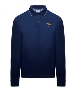 Поло Po1653Up00082 Aeronautica Militare, синий