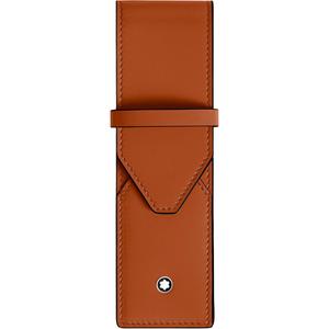 MONTBLANC Кожаная сумка для ручек из коровьей кожи унисекс Rusty Red