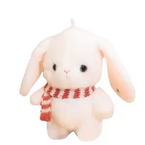 Милый дизайн питомца: плюшевый кулон с кроликом, обнимающим щенка, сенсорное пианино, высота 16см 77 SEVEN DREAM