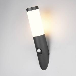 Уличный настенный светильник Trio Trioto mit Sensor, поликарбонат / нержавеющая сталь - 1 пламя