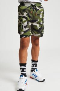 Шорты карго с камуфляжным принтом 'Revolve' Beat Boyz Club, хаки