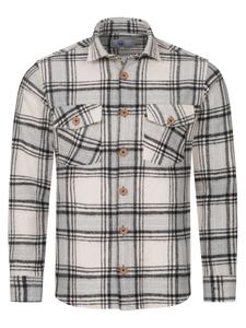 Рубашка на пуговицах стандартного кроя Rock Creek, серый/светло-серый