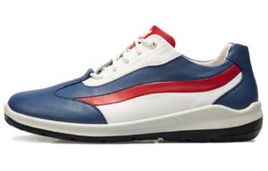 Повседневные мужские туфли сине-белые XGN