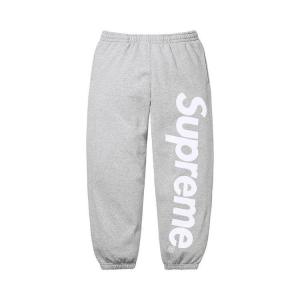 Спортивные брюки Supreme Satin Appliqué Sweatpant, Heather Grey