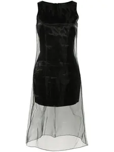 Многослойное платье миди Theory, черный