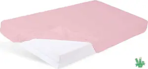 Простыня на резинке из бамбука 80x160x10 Розовый BabyMatex