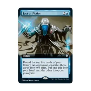 CCG Факт или вымысел (расширенное искусство) (U), MTG - Commander Legends