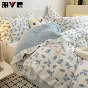 Yalu Комплект постельного белья 1,2 м, 3 предмета: пододеяльник 150x200 см