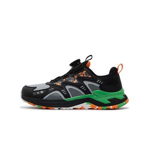 Детские кроссовки с низким верхом, устойчивые к износу и скольжению, пепельно-серые, детские XTEP, черный/серый