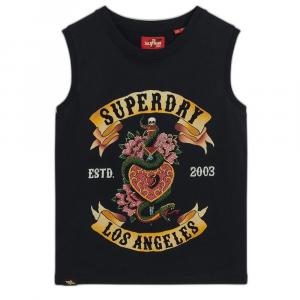 Футболка Superdry Tattoo Rhinestone Tank , Разноцветный