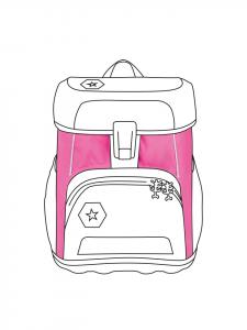 Step by Step Аксессуар для школьного рюкзака: неоновый пуловер для CLOUD, розовый